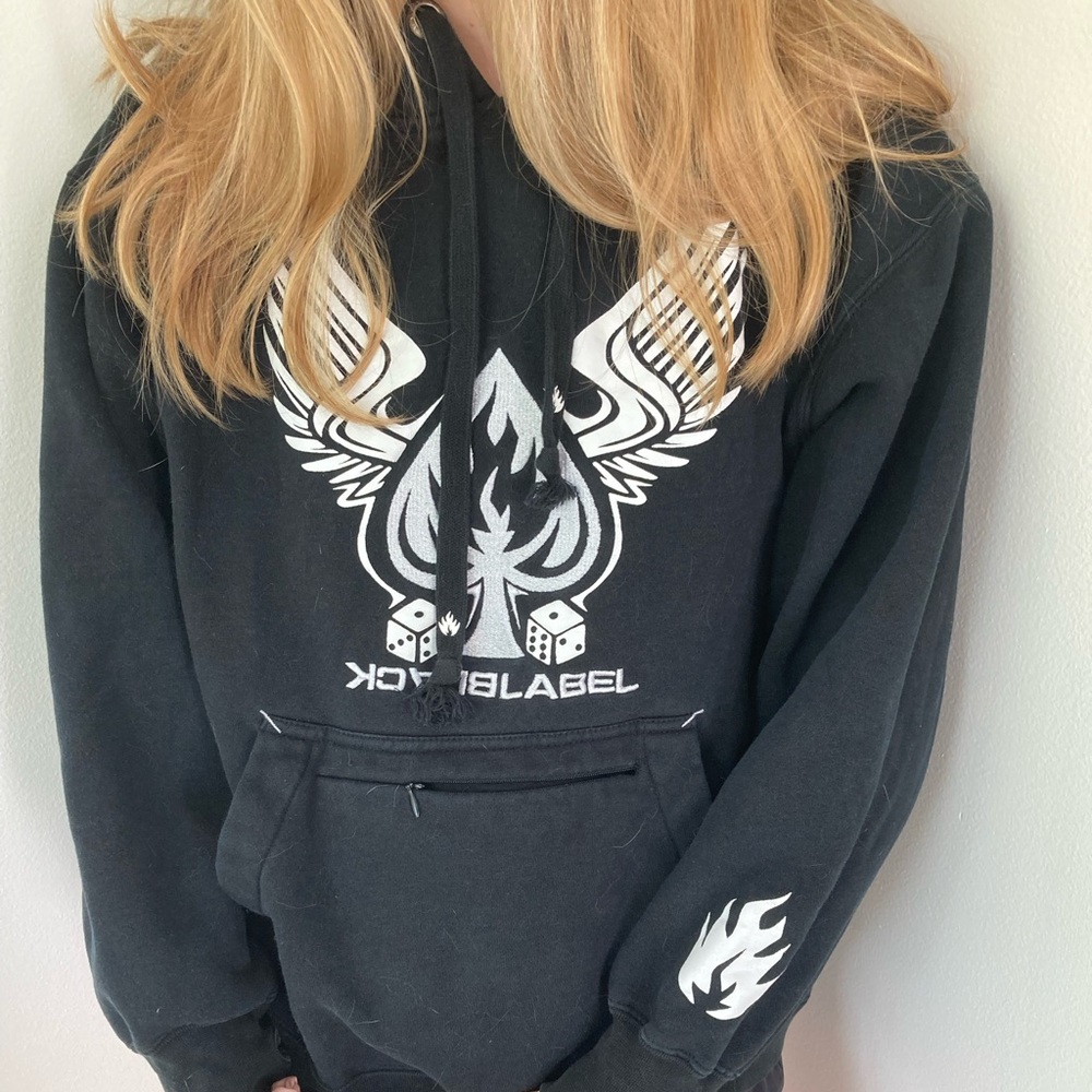 Vintage Y2K Black Label Skate hoodie